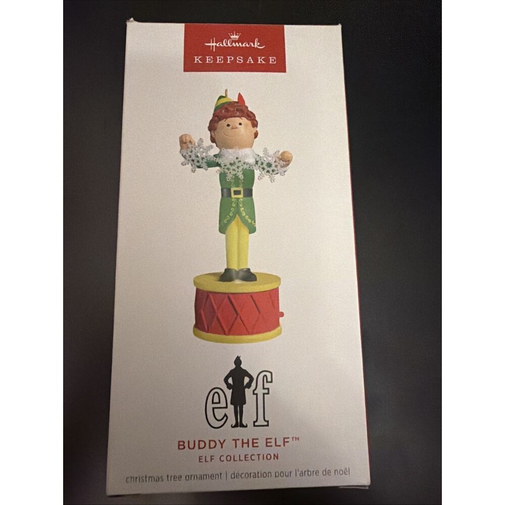 Buddy The Elf Hallmark Ornament Light And Sound